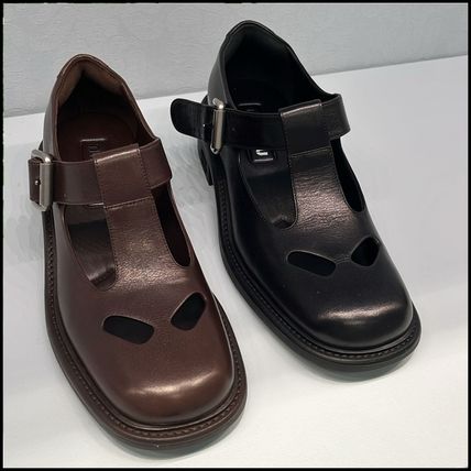miu miu ブラック Tストラップパンプス