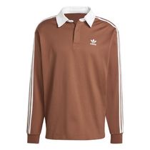【ADIDAS ウェア】U RUGBY POLO LS PRELOVEDBROWN 国内発送