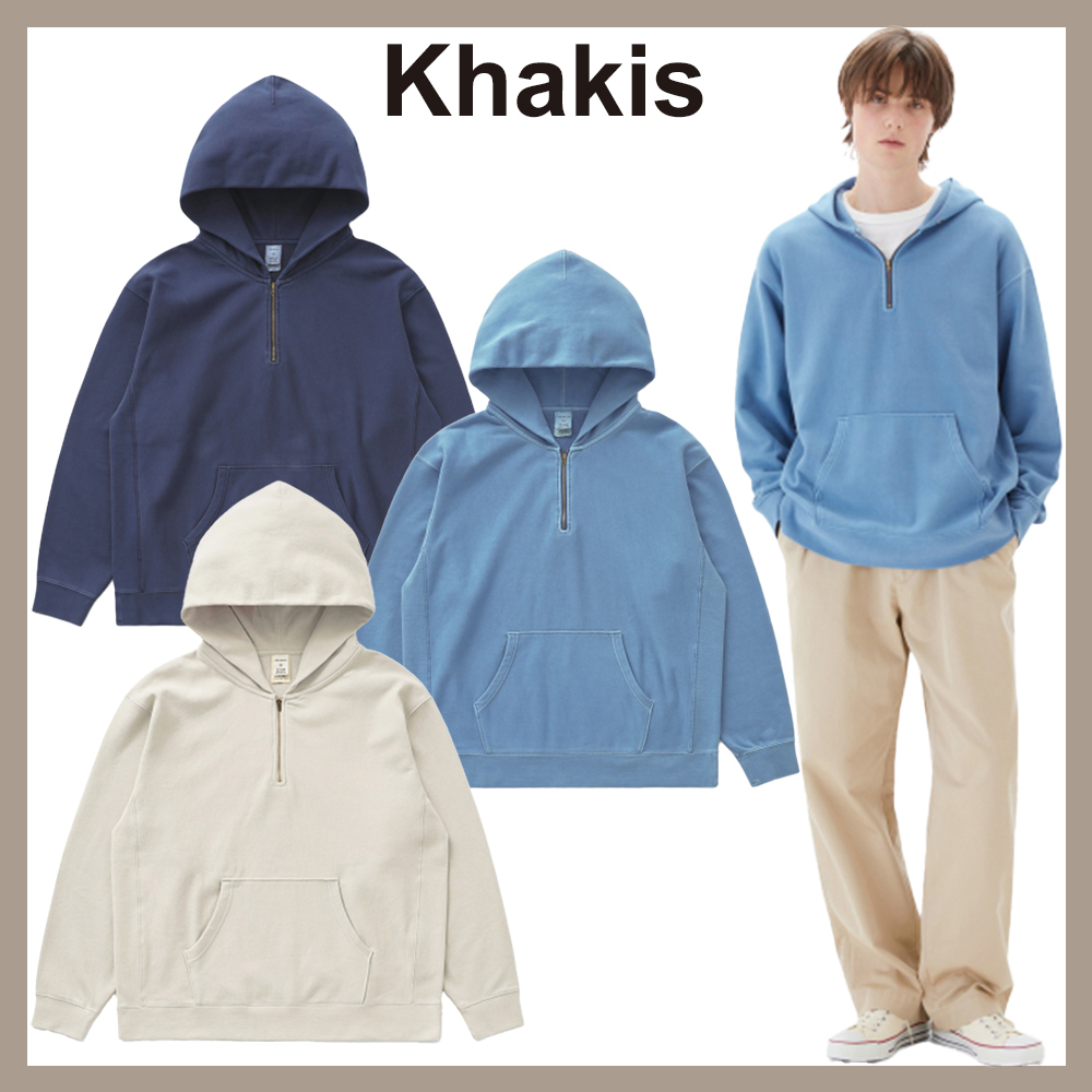 【Khakis】O.D Easy Zip Hoodie☆韓国 人気☆24FW☆フーディー