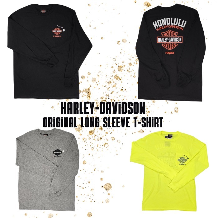 ハワイ限定 Harley-Davidson HD Original ホノルルロゴ ロンT