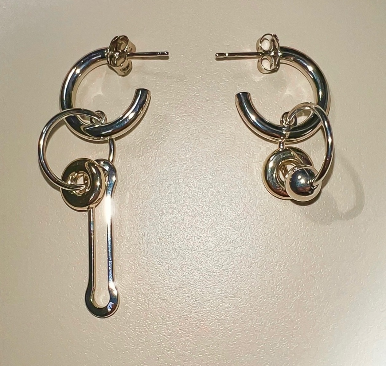 フランス発☆Justine Clenquet☆ Lea アシンメトリフープピアス