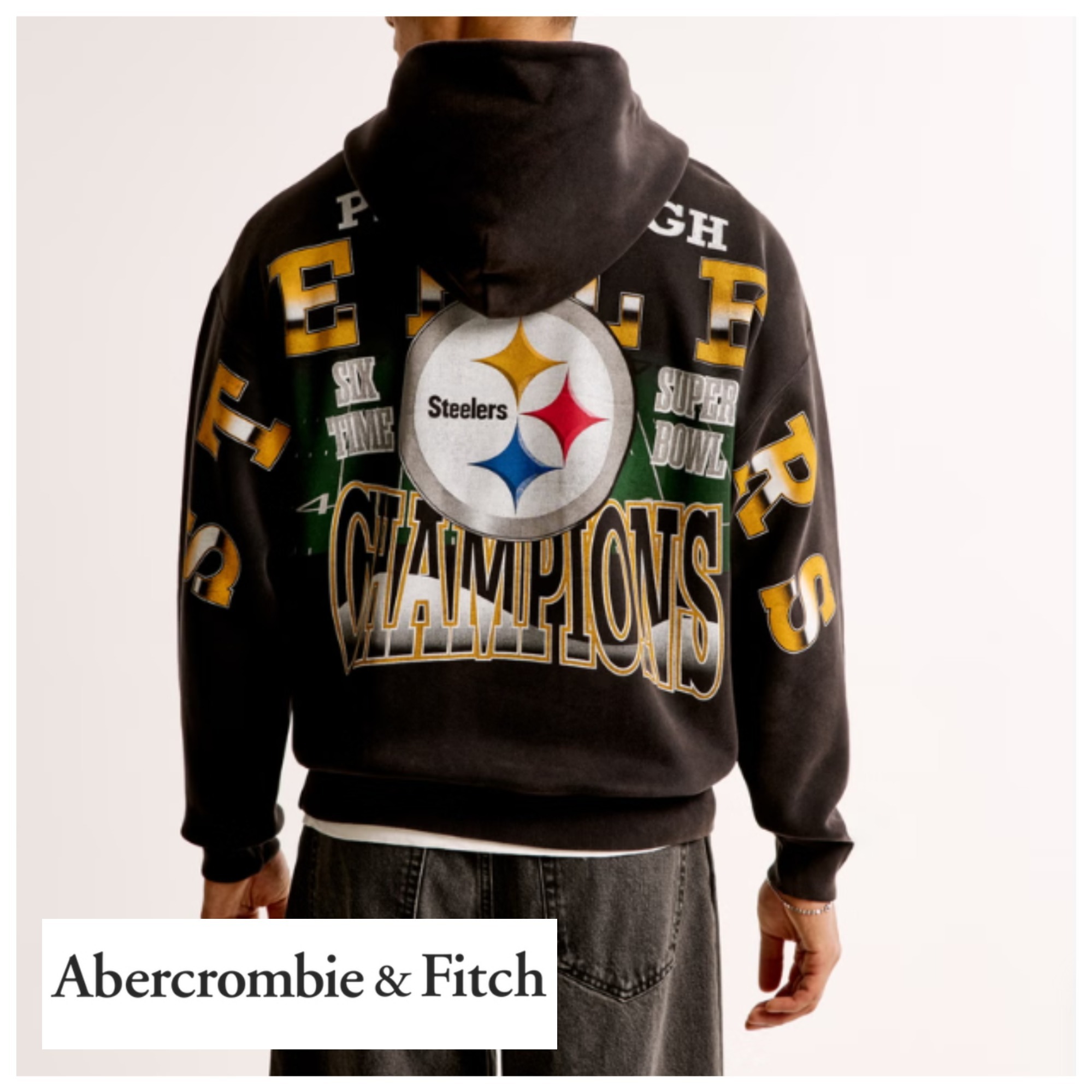 ★Abercrombie & Fitch★ピッツバーグスティーラーズパーカー