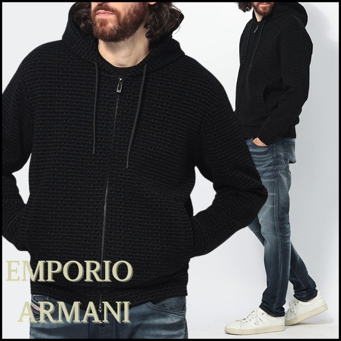 《ラグジュアリーな着心地》【EMPORIO ARMANI】パーカー