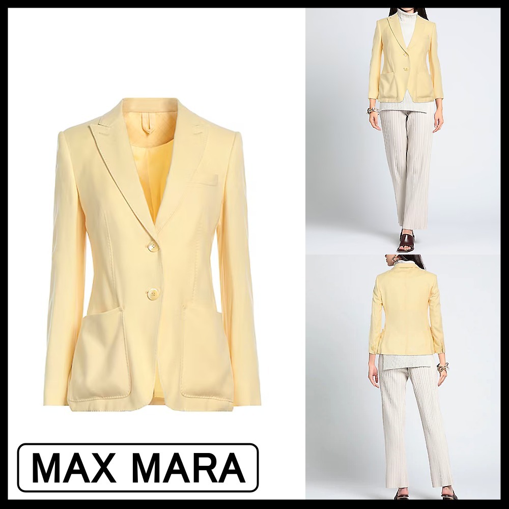 【MAX MARA】テーラードジャケット ライトピンク