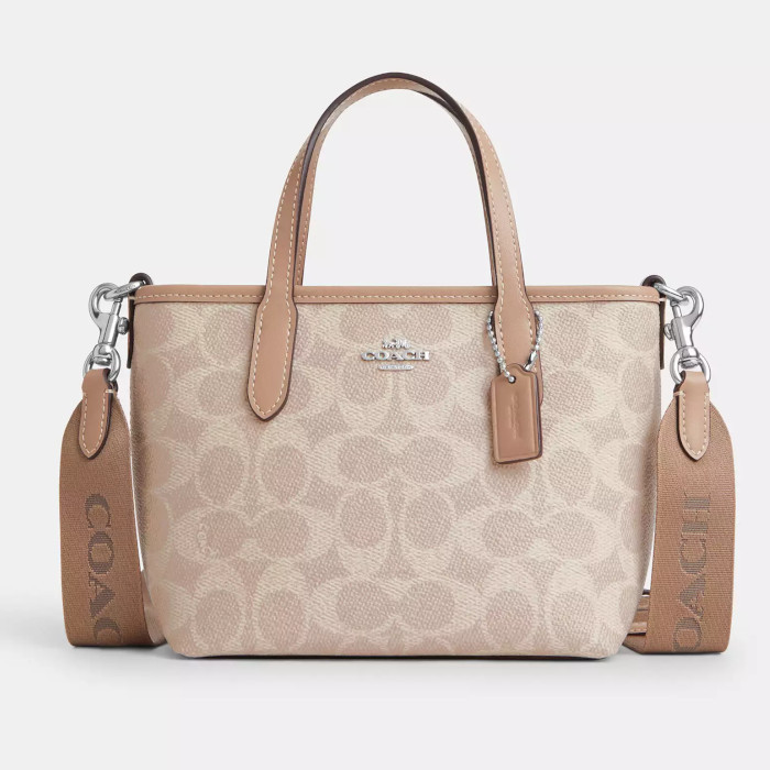 Coach】シティ ミニ トート バッグ・シグネチャー キャンバス