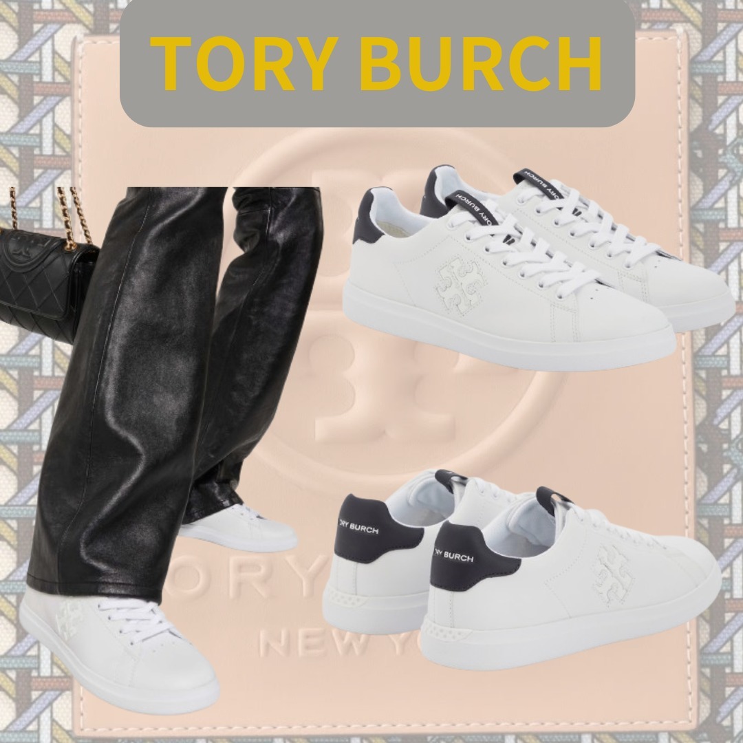 【Tory Burch】ハウエルコートレザースニーカー