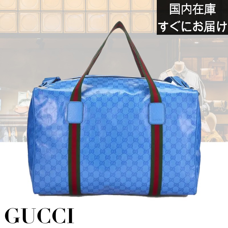 ●GUCCI●オリジナル GG クリスタル キャンバス ダッフル