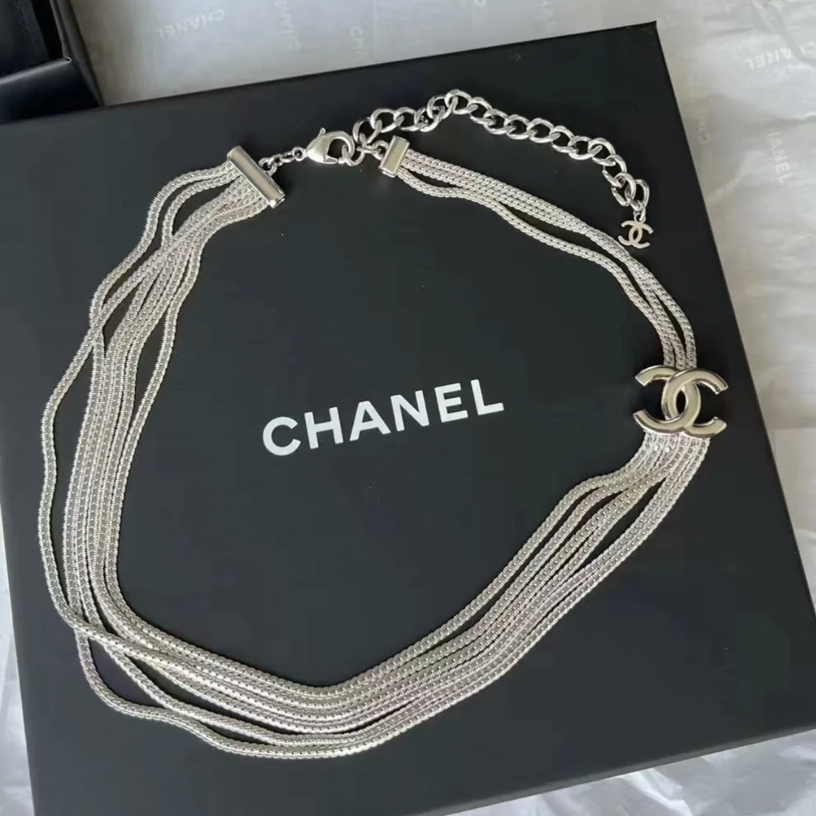 【ドレスをさらに引き立たせる！】CHANEL ネックレス チェーン