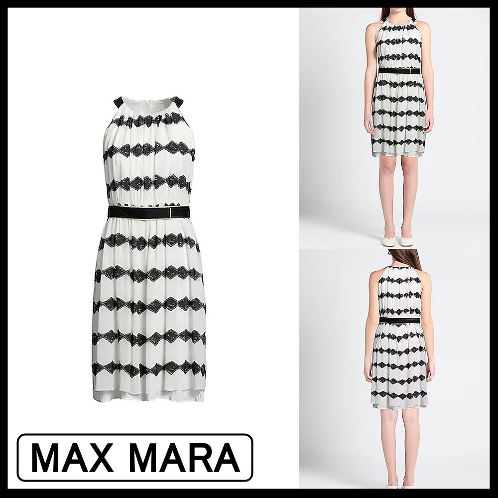 【MAX MARA】ミニワンピース・ドレス ホワイト