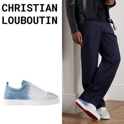 CHRISTIAN LOUBOUTIN / ルイ ジュニア デニム スニーカー ブルー(青)系 Christian Louboutin(クリスチャンルブタン