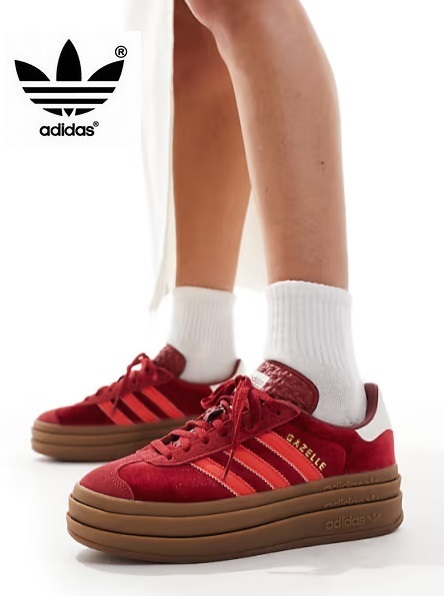 ☆大人気☆adidas Originals Gazelle Red/Bright Red