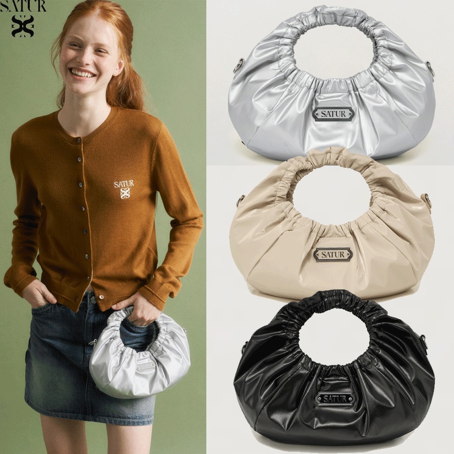 ★SATUR★Scrunchie Small Hand Bag