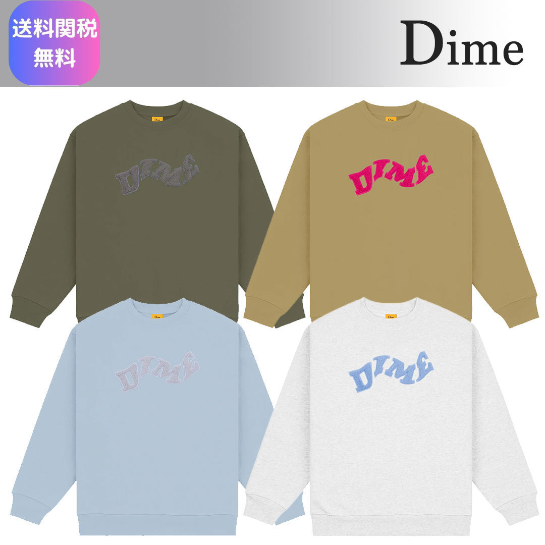 関税込◆大人気◆Dime カレッジ クルーネック スウェットシャツ
