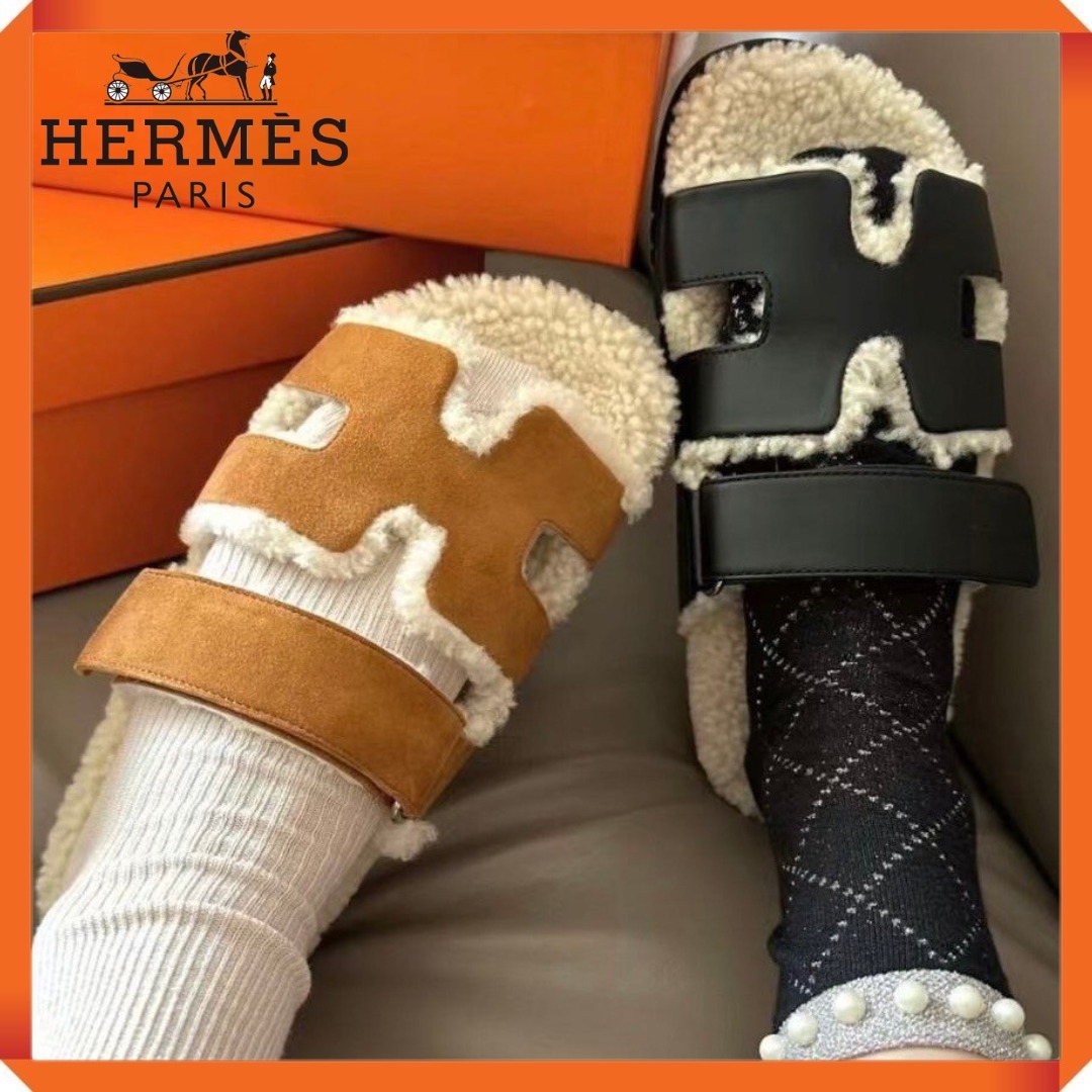 【秋冬のマストアイテム♪】HERMES サンダル 《シプレ》