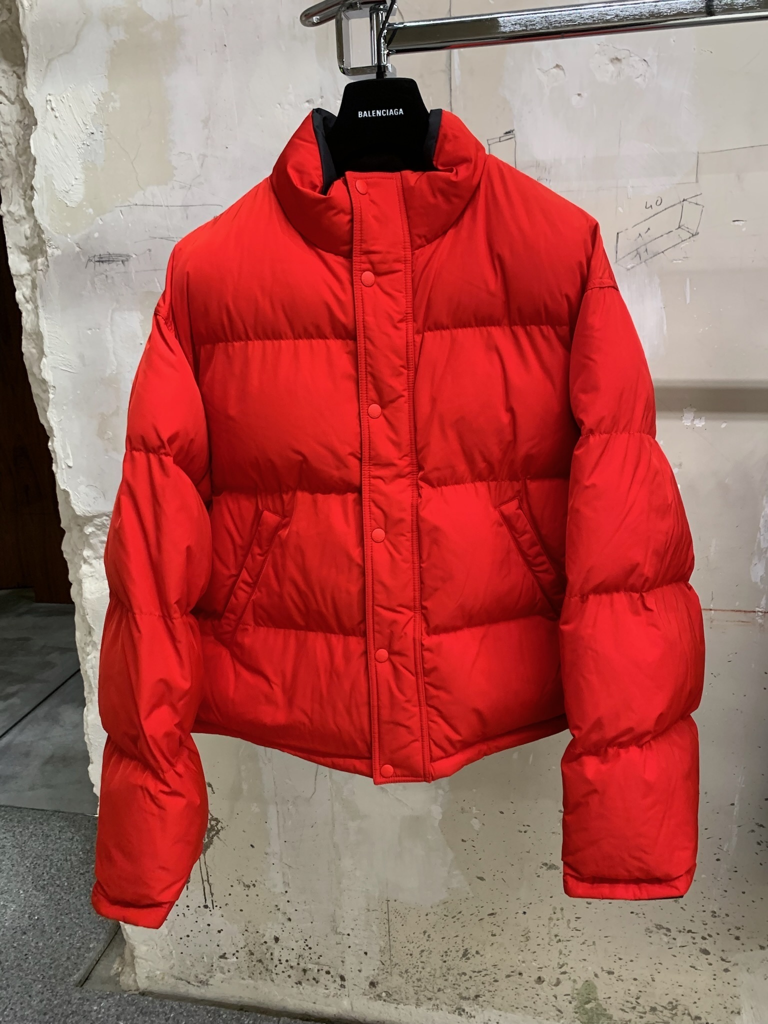 【BALENCIAGA】リバーシブル PUFFER ナイロン ジャケット ユニ