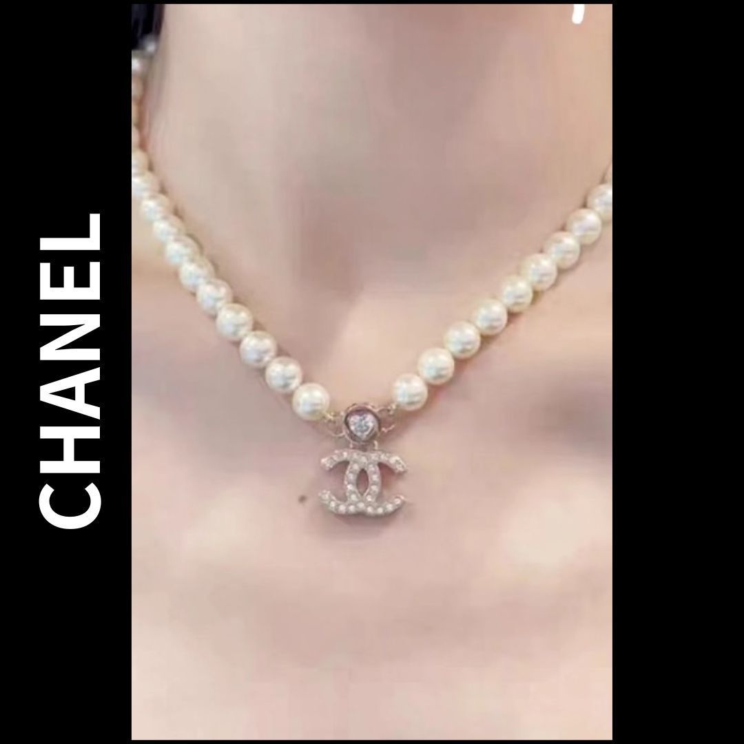 《24B》CHANEL ネックレス コスチューム パール 国内発送