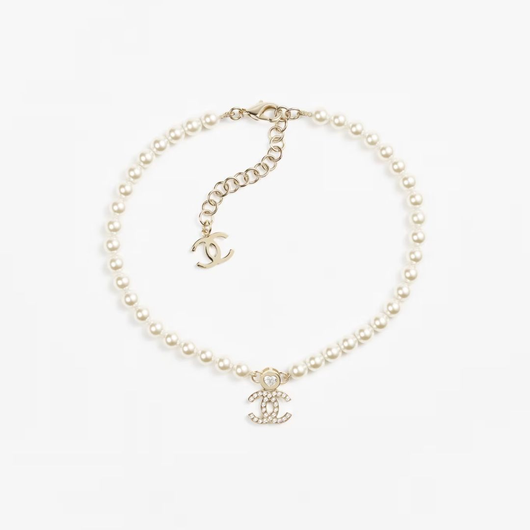 《24B》CHANEL ネックレス コスチューム パール 国内発送