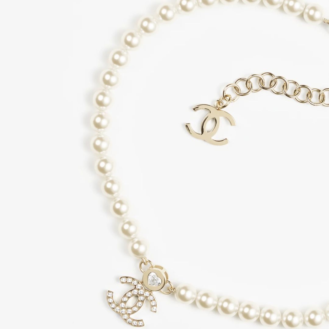 《24B》CHANEL ネックレス コスチューム パール 国内発送