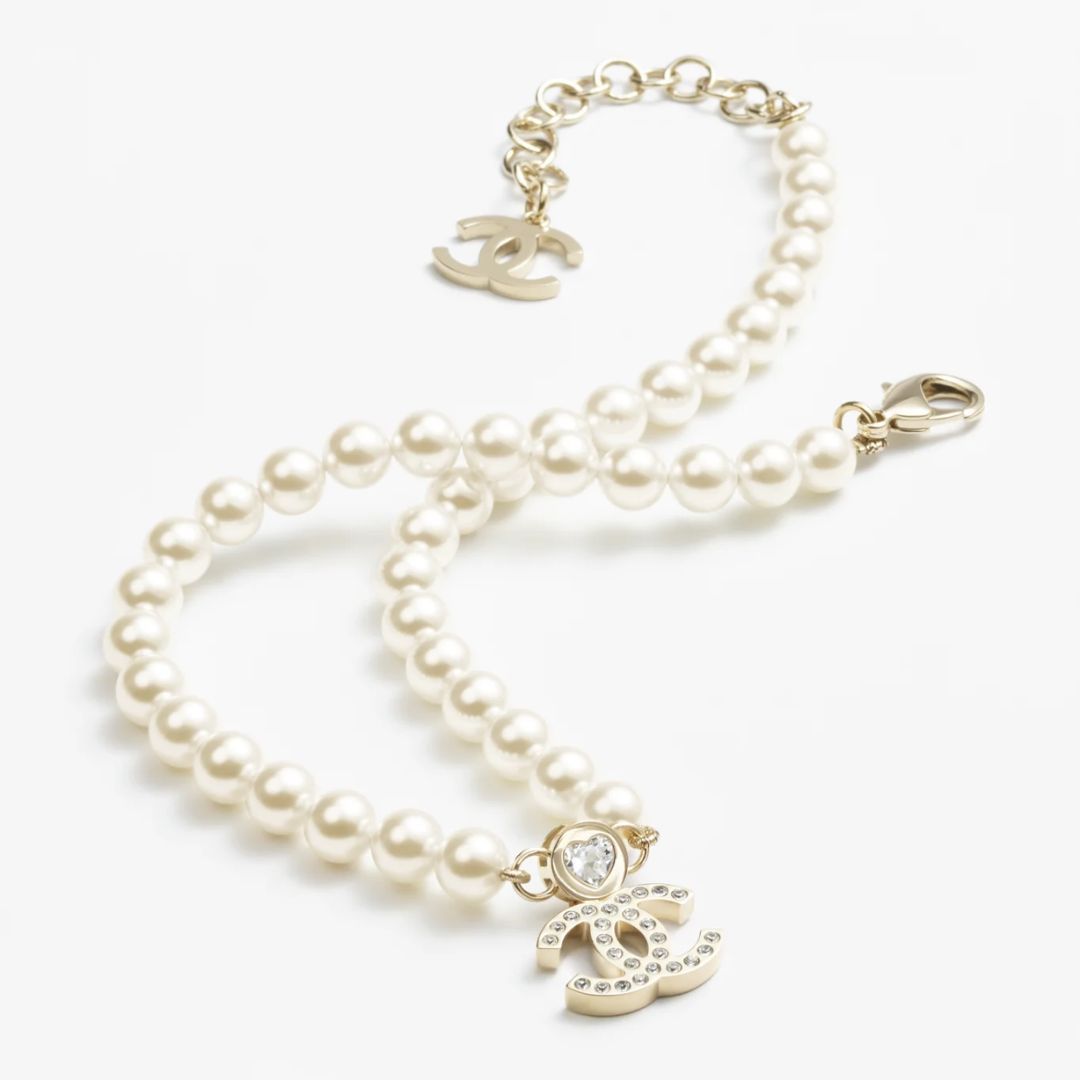《24B》CHANEL ネックレス コスチューム パール 国内発送