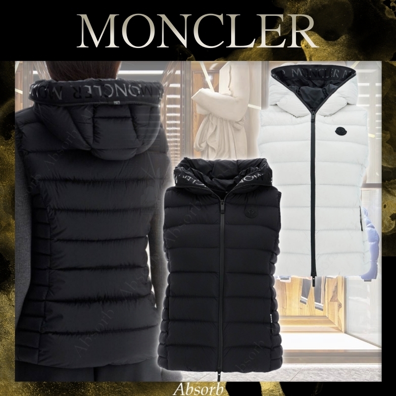 【24AW NEW】MONCLER / BARRAUX フード付きダウンベスト / ２色
