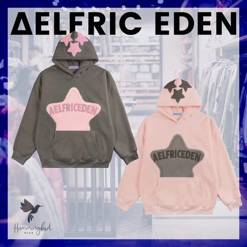 関送込 Aelfric Eden ★ ヴィンテージ 刺繍 スター パーカー
