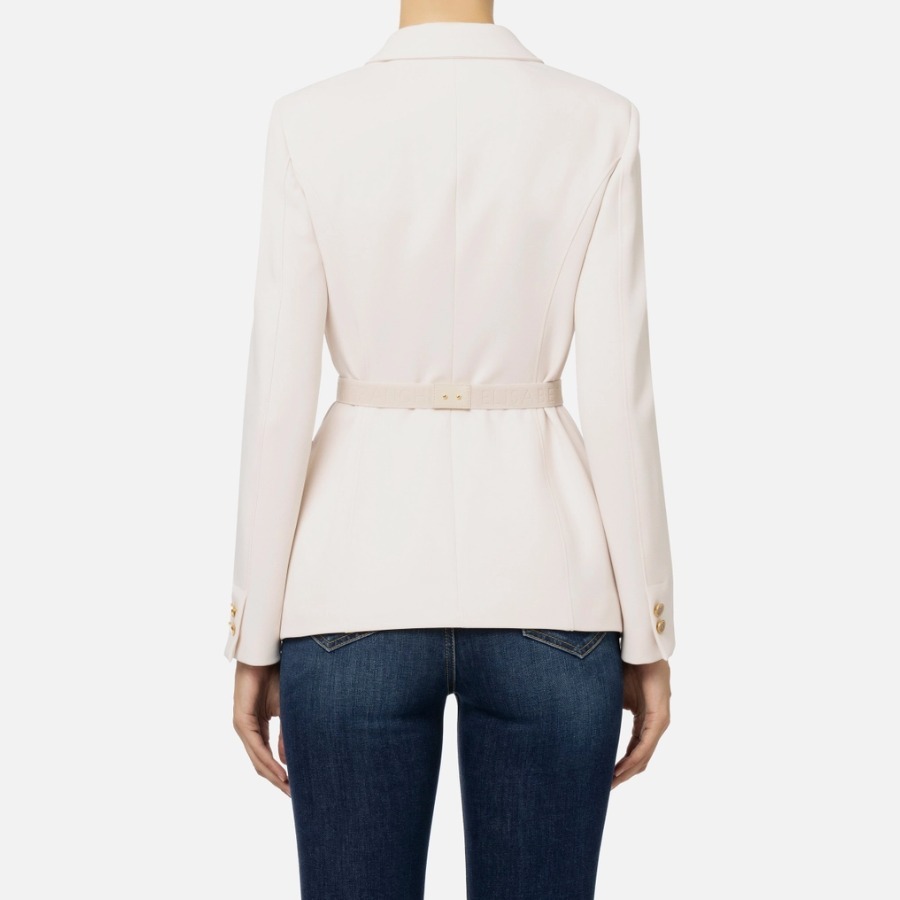 【★完売必至★】ELISABETTA FRANCHI ☆ クレープジャケット ☆完売必至☆】ELISABETTA FRANCHI ☆ クレープジャケット アウター