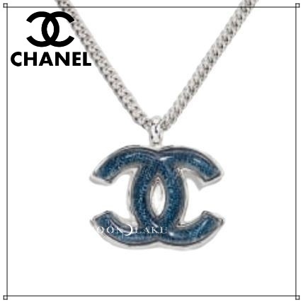 ≪24K★≫CHANEL ネックレス デニム風