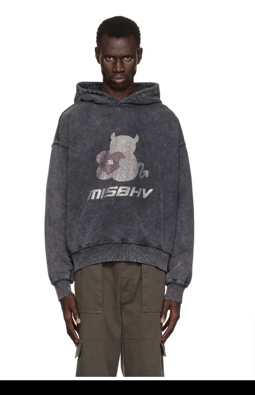 【おすすめ人気！】 MISBHV ブラック My Bear フーディ