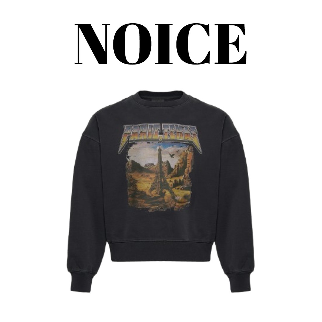 【NOICE】PARIS TEXAS ガーメントダイ スウェットTシャツ