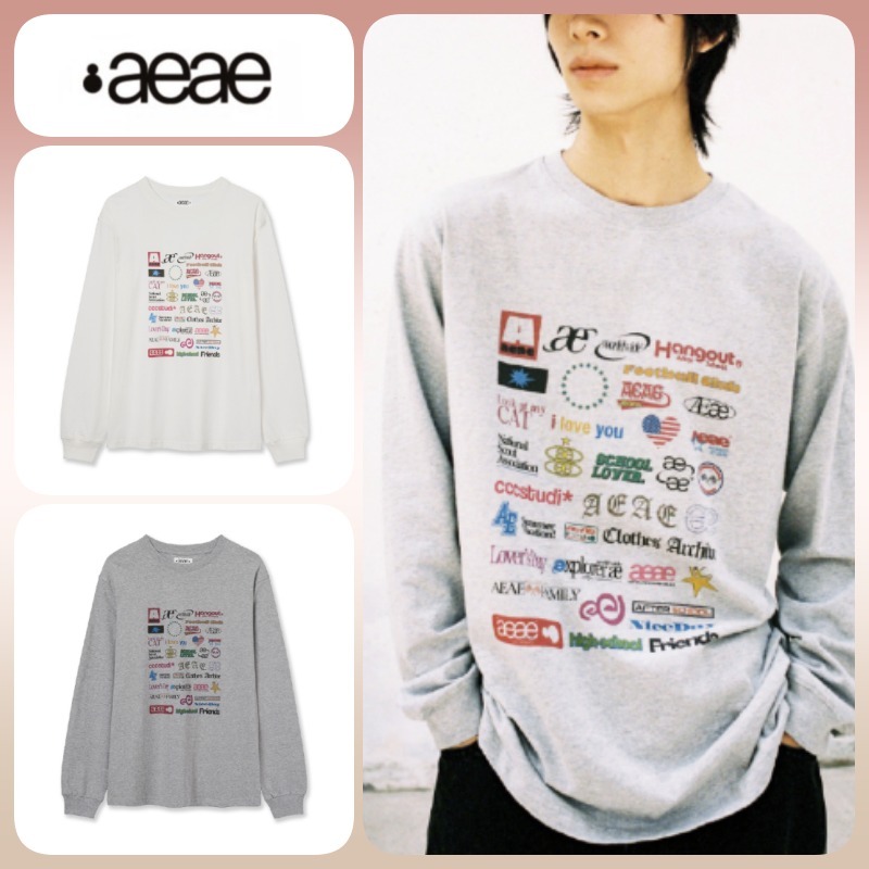 ◆24AW AEAE STICKER L/S/2色◆