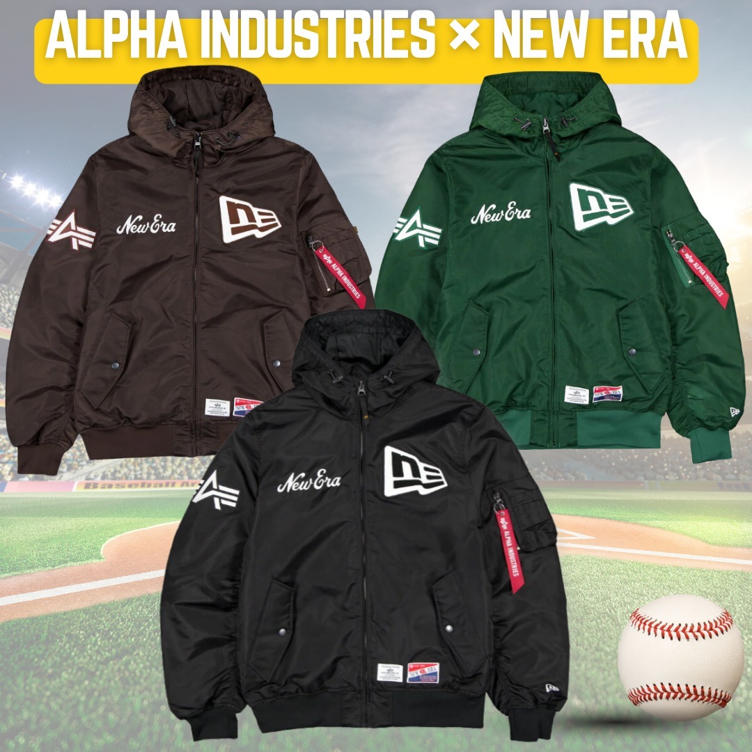 コラボ！【ALPHA INDUSTRIES × New Era】ジャケット