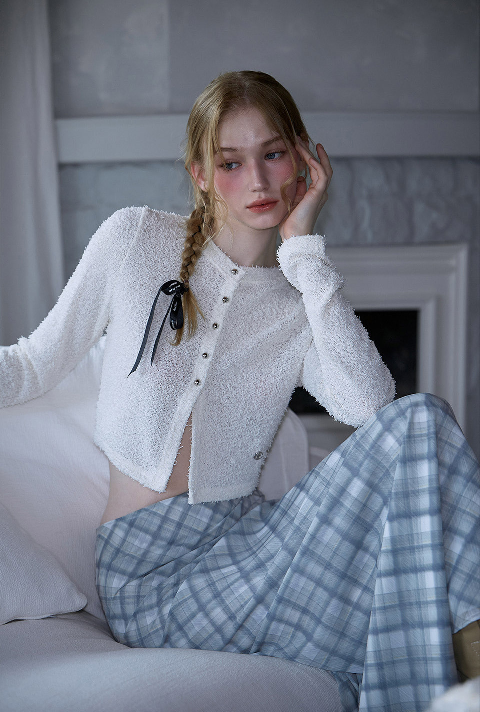 ★Rose Frantz★ Check Maxi ロングスカート (2色) ☆Rose Frantz☆ Check Maxi ロングスカート (2色) (Rose Frantz