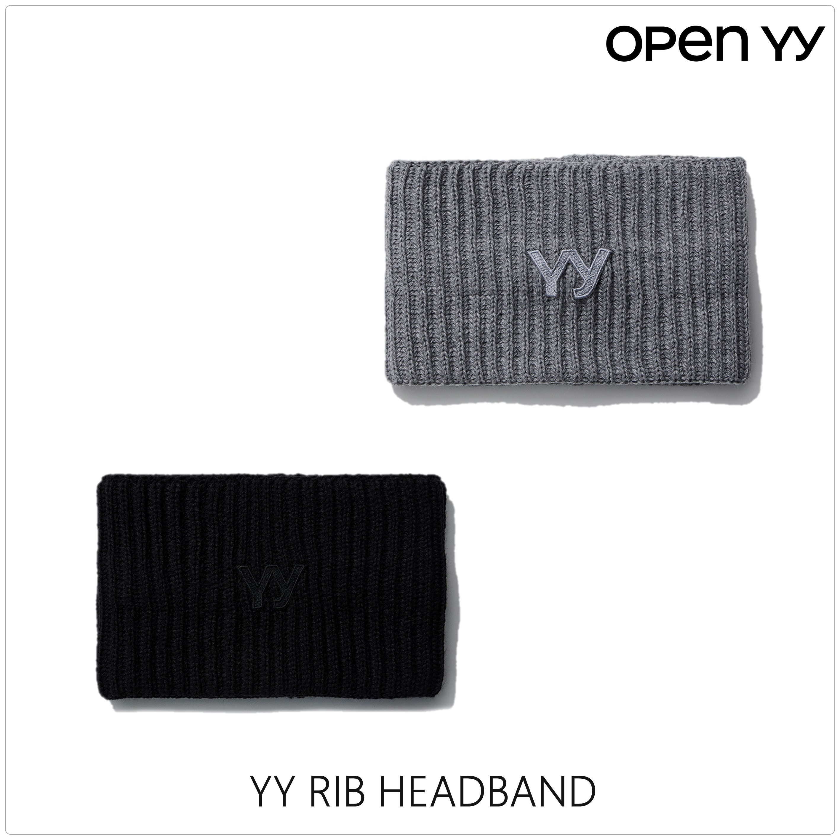 [OPEN YY] YY RIB HEADBAND★新作★人気★韓国ファッション★