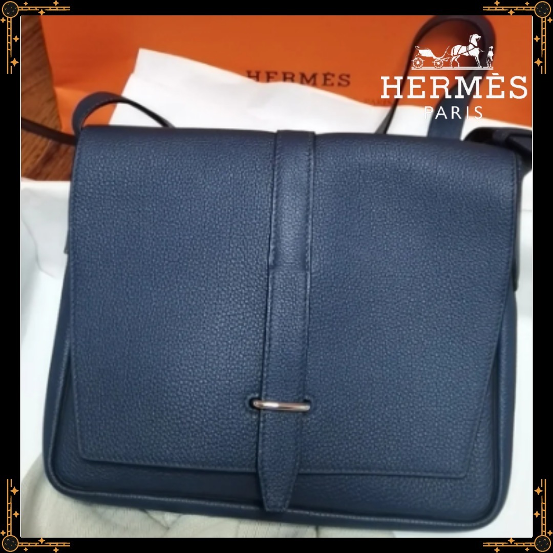 【シンプルで使いやすい】HERMES エルメス-ジュニアバッグ