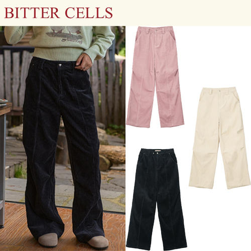 ★24-25FW新作★BITTER CELLS★OWL CORDUROY PANTS