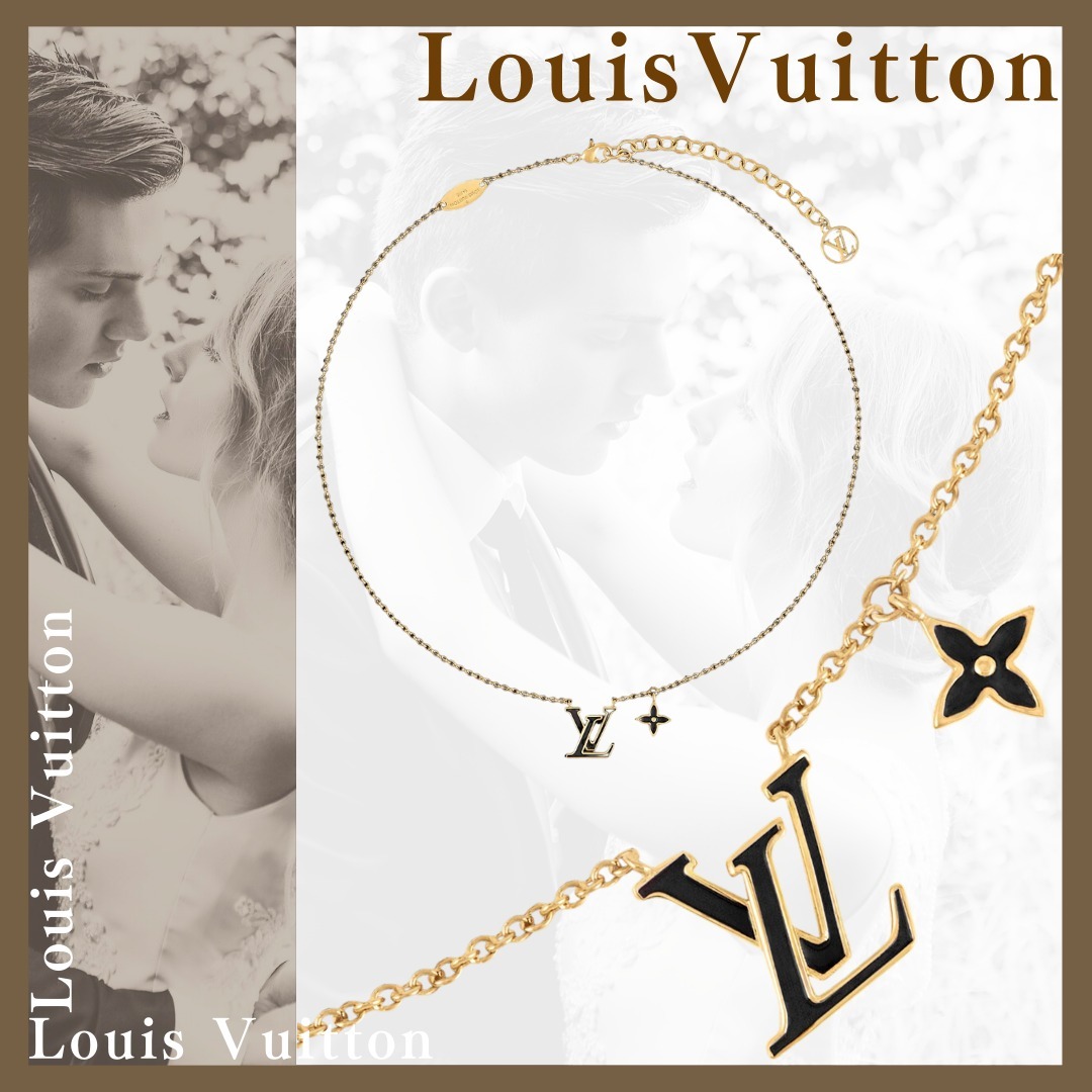 【上品】◆LouisVuitton◆ネックレス・LV アイコニック エナメル