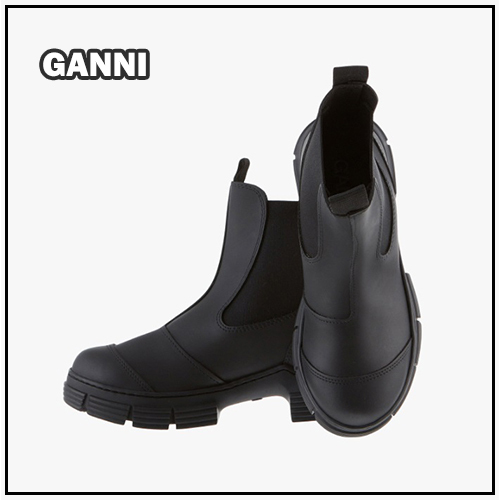 ★【GANNI】 Riacicle Rubber City Chelsea Boots★