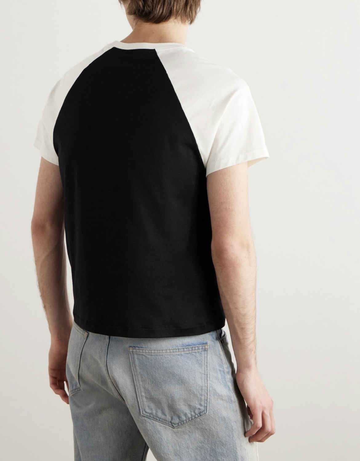 CELINE フロックロゴ コットン Tシャツ 人気 CELINE フロックロゴ ツートン コットン Tシャツ 人気