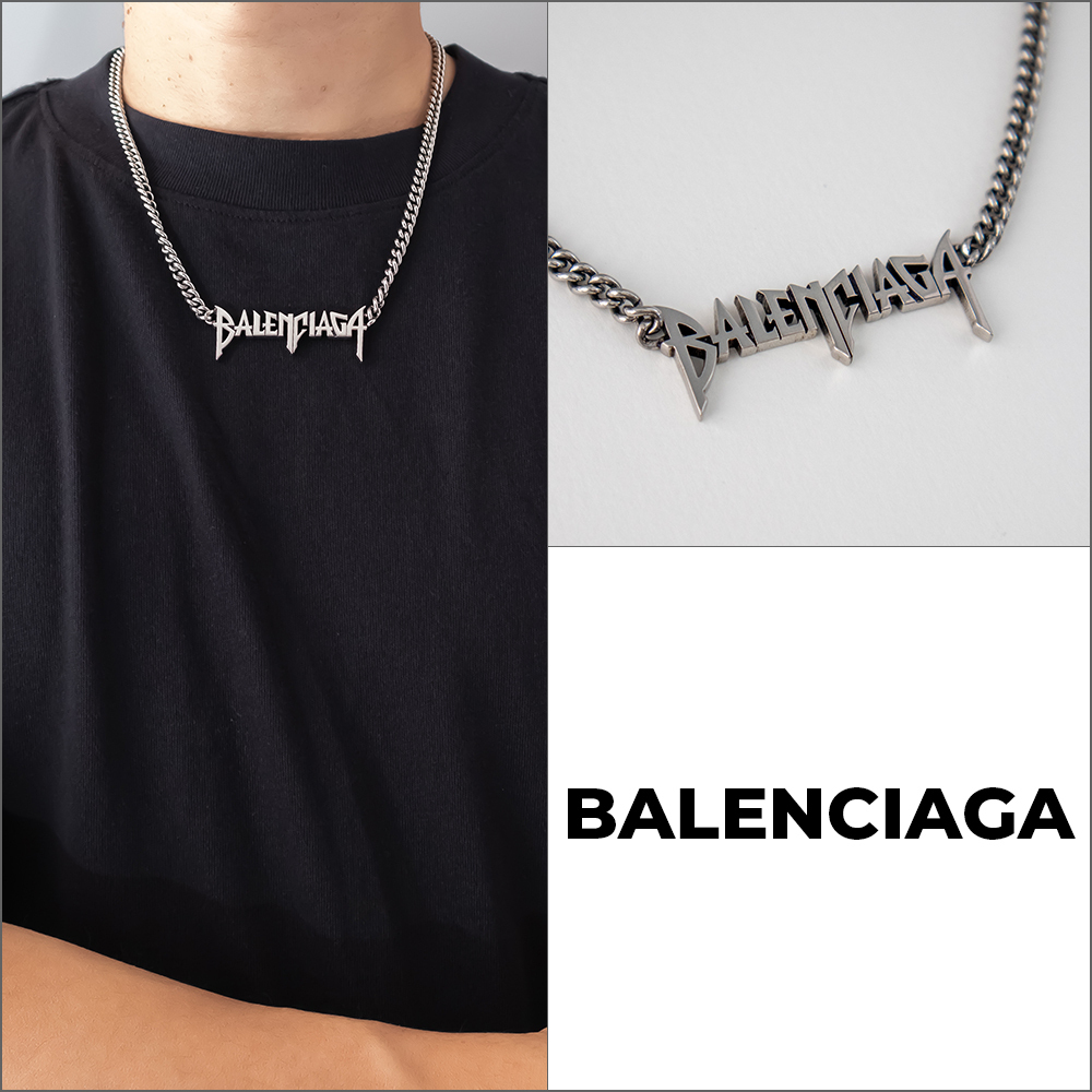 BALENCIAGA ネックレス 保証書有り - メルカリ