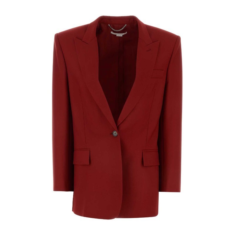 ジャケット Stella McCartney Red wool oversize blazer