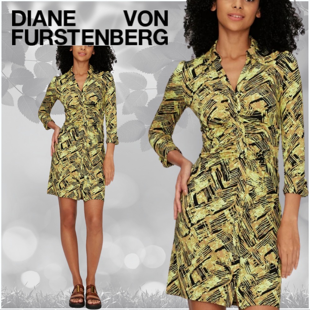 【関税込み】DVF★完売必須★上品 シェスカ バンブードレス