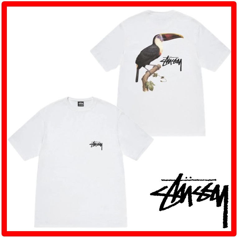 ★韓国の人気★【STUSSY】★Toucan T-Shirt Whit.e★