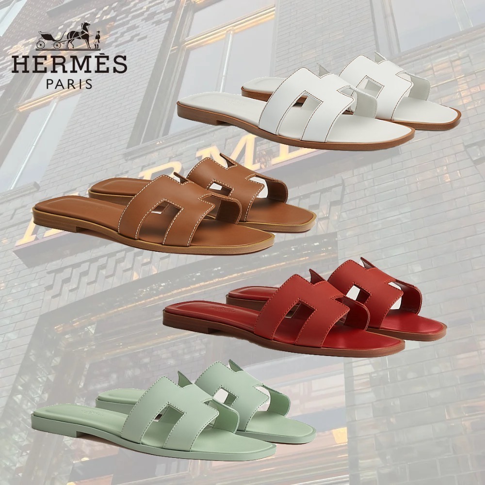 【シンプルな形と履きやすさが◎】HERMES サンダル≪オラン≫