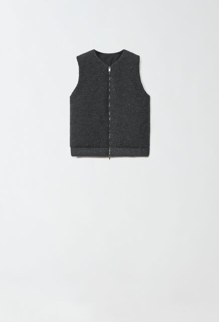 《送料無料》FABIANA FILIPPI Down vest with sequins,