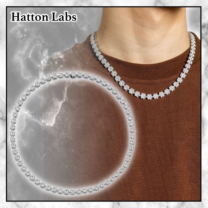 ◆Hatton Labs 最新作◆デイジー・テニス・チェーン/Silver◆