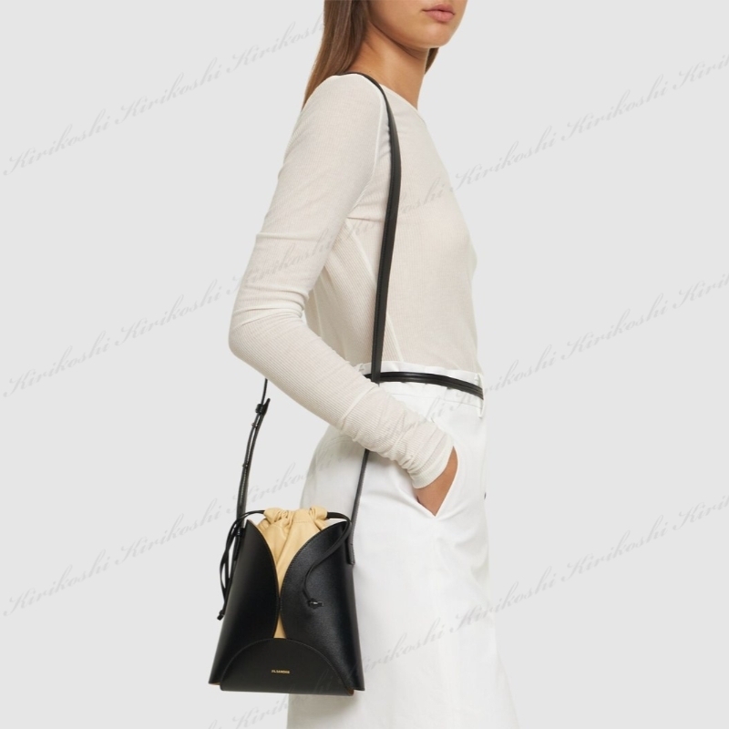 ◆JIL SANDER◆Ellipse palmellato レザー クロスボディバッグ◆ ◇JIL SANDER◇Ellipse palmellato レザー クロスボディバッグ