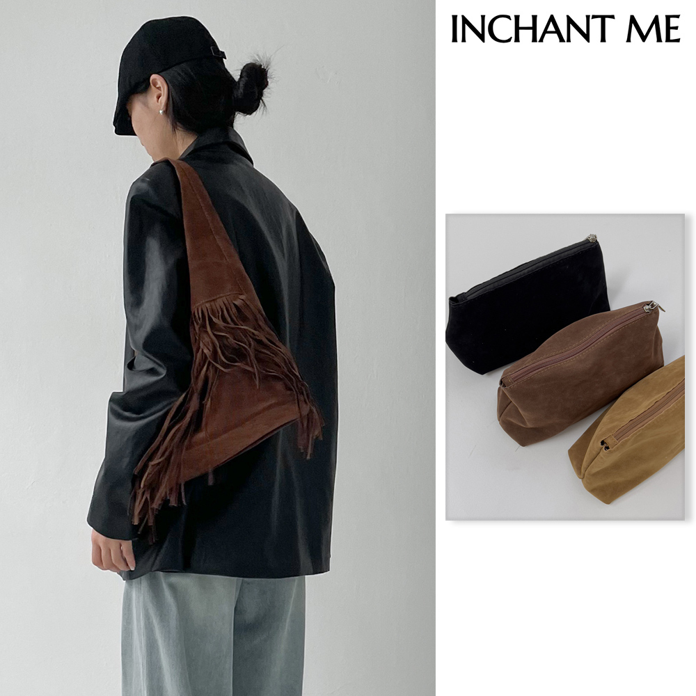 【INCHANT ME】Bohem Fringe Suede Shoulder Bag