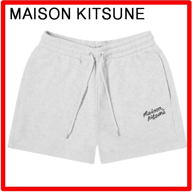 ☆人気【MAISON KITSUNE】☆レギュラージョガーショーツ☆GRA.Y