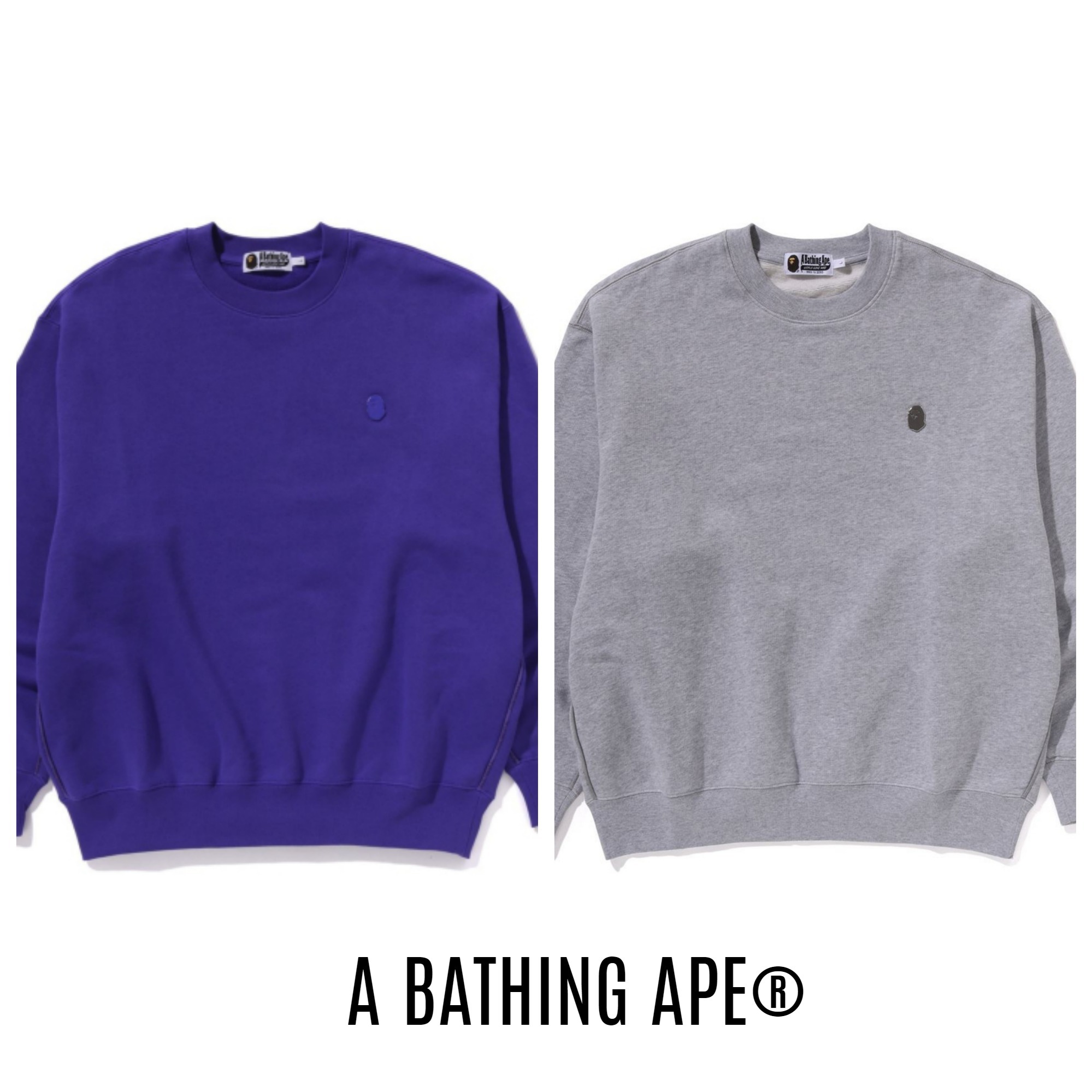 ■Aape by A BATHING APE■ワンポイント リラックス スウェット