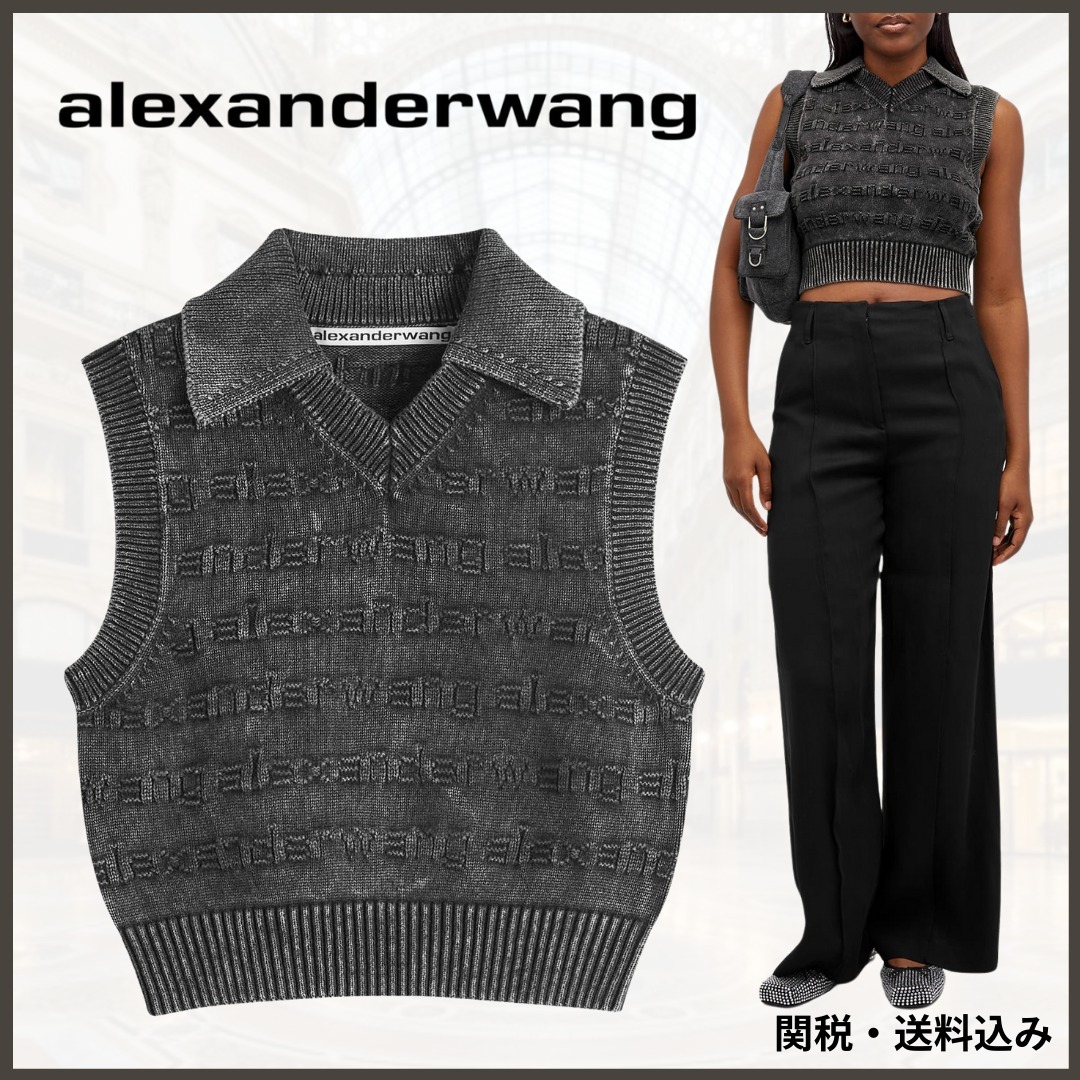 【即日発送】 関税込み☆Alexander Wang☆Vネック ニットベスト トップス